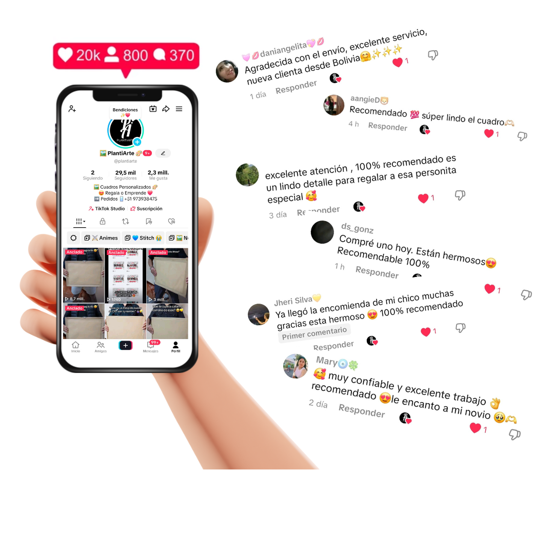 Cuadro personalizado con tu nombre y temática favorita